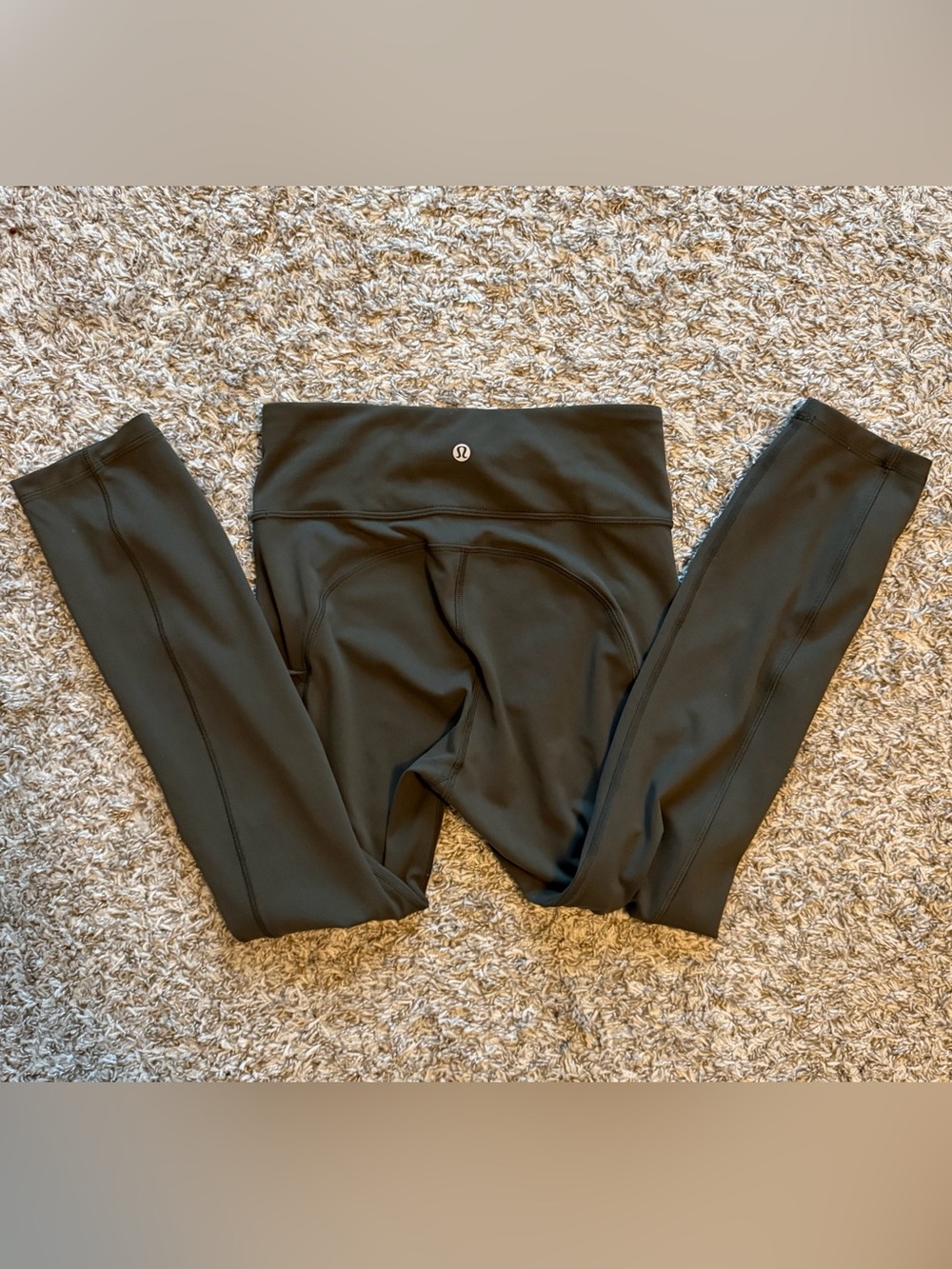 Lululemon Invigorate High-Rise Crop 23" size 6 dark Green smoked spruce HR